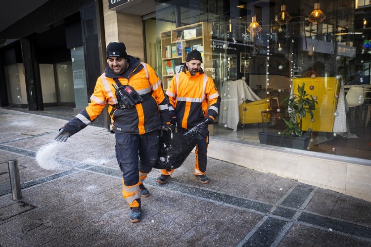 Desplegament d’efectius i recursos per fer front a les gelades