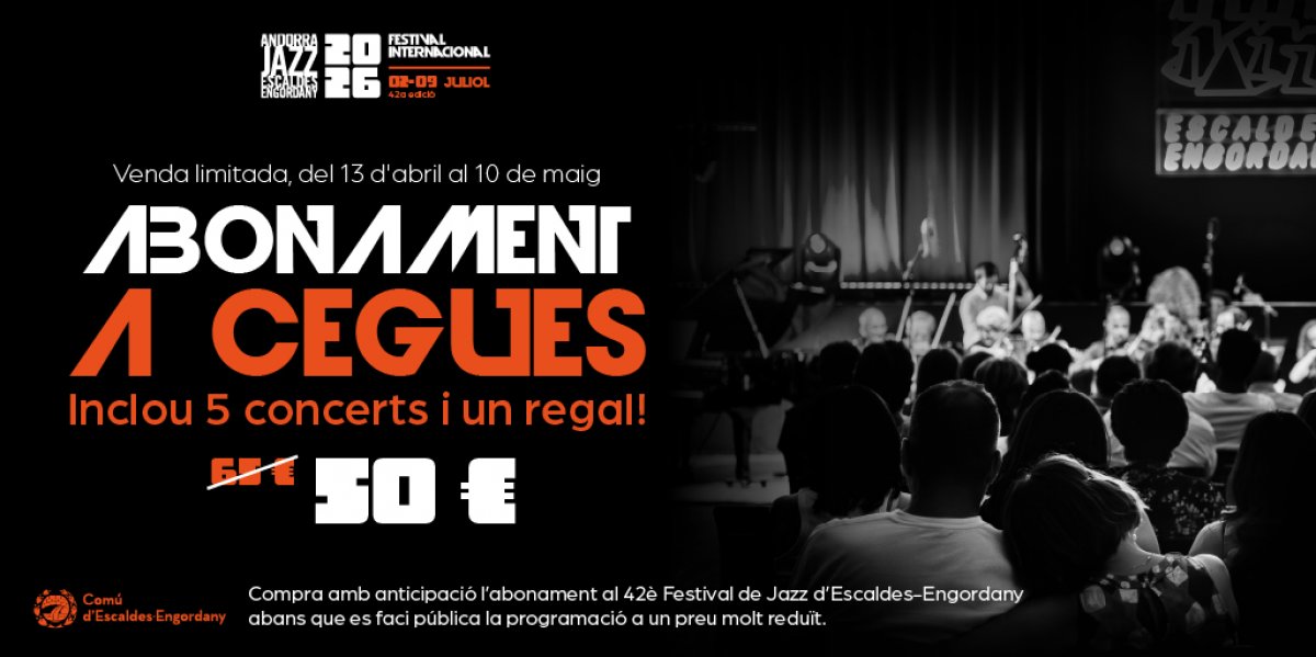 El Festival de Jazz obre la venda d’abonaments a cegues amb preu reduït abans de conèixer el cartell