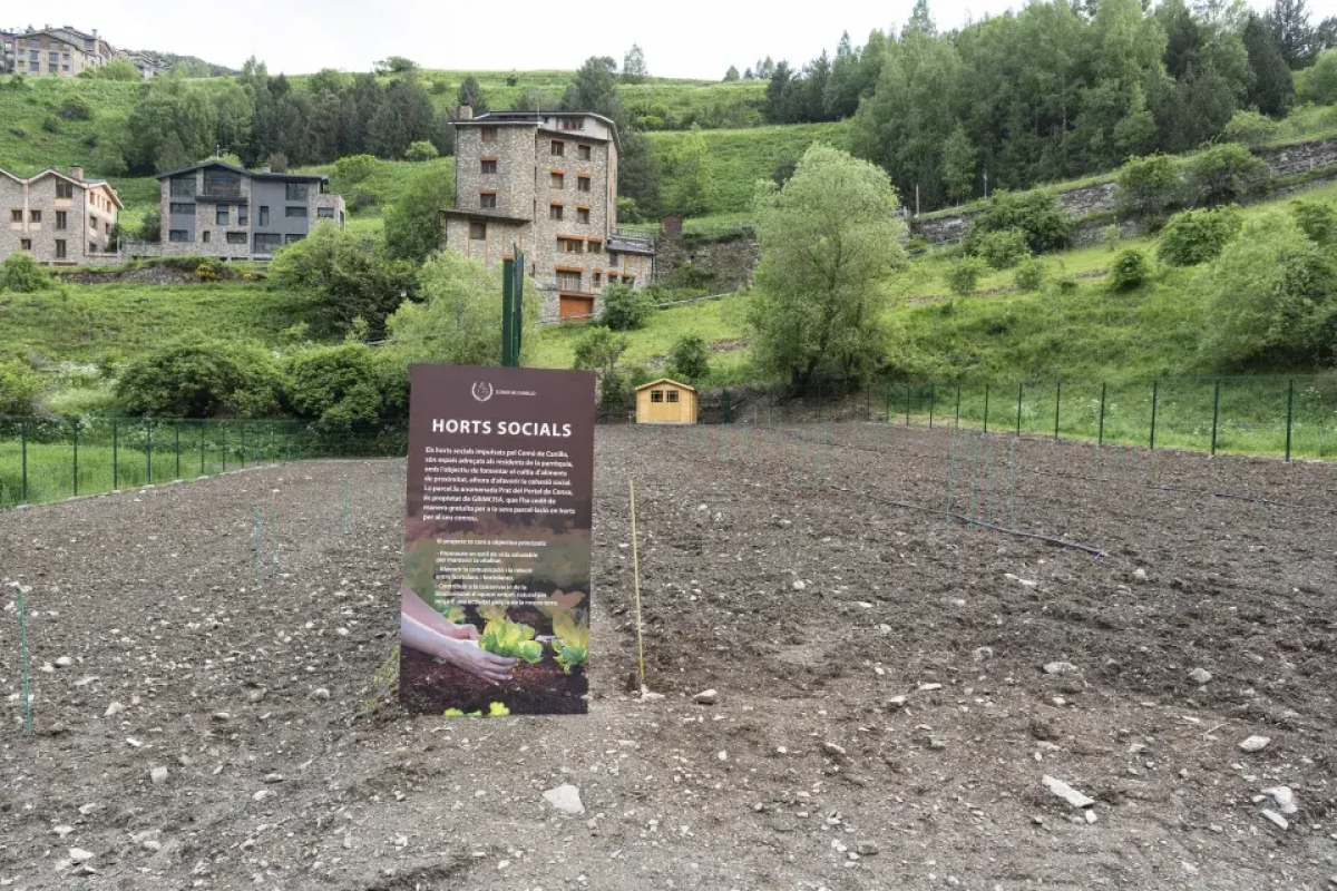 Canillo destina 50 parcel·les pels Horts Socials i els Horts de la Gent Gran per fomentar la sostenibilitat, cohesió social i el lleure actiu