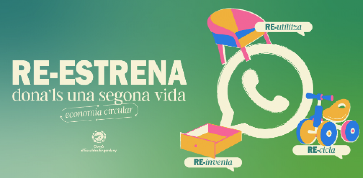 El Comú d'Escaldes-Engordany crea el canal de WhatsApp ‘Re-Estrena’ per donar una segona vida als objectes de la deixalleria