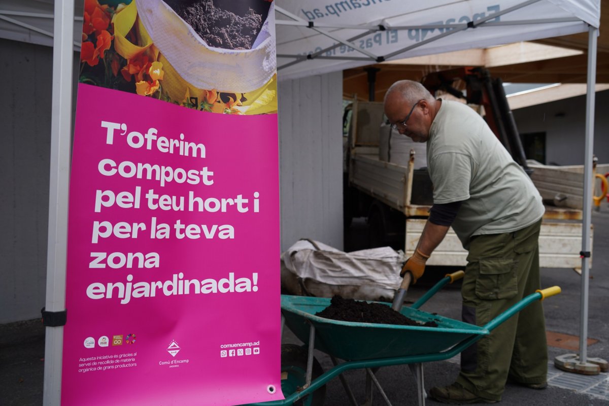 El Comú d’Encamp repartirà compost gratuïtament del 8 a l’11 de juny a l’entrada del Parc de l’Ossa
