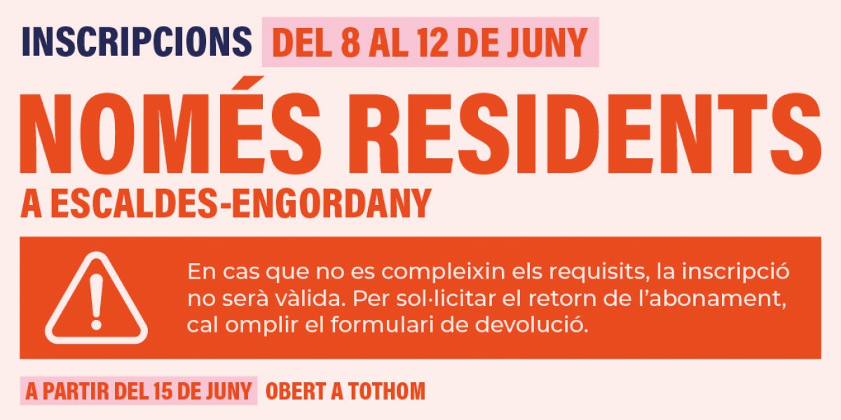 Activitats d'Escaldes-Engordany Estiu 2026
