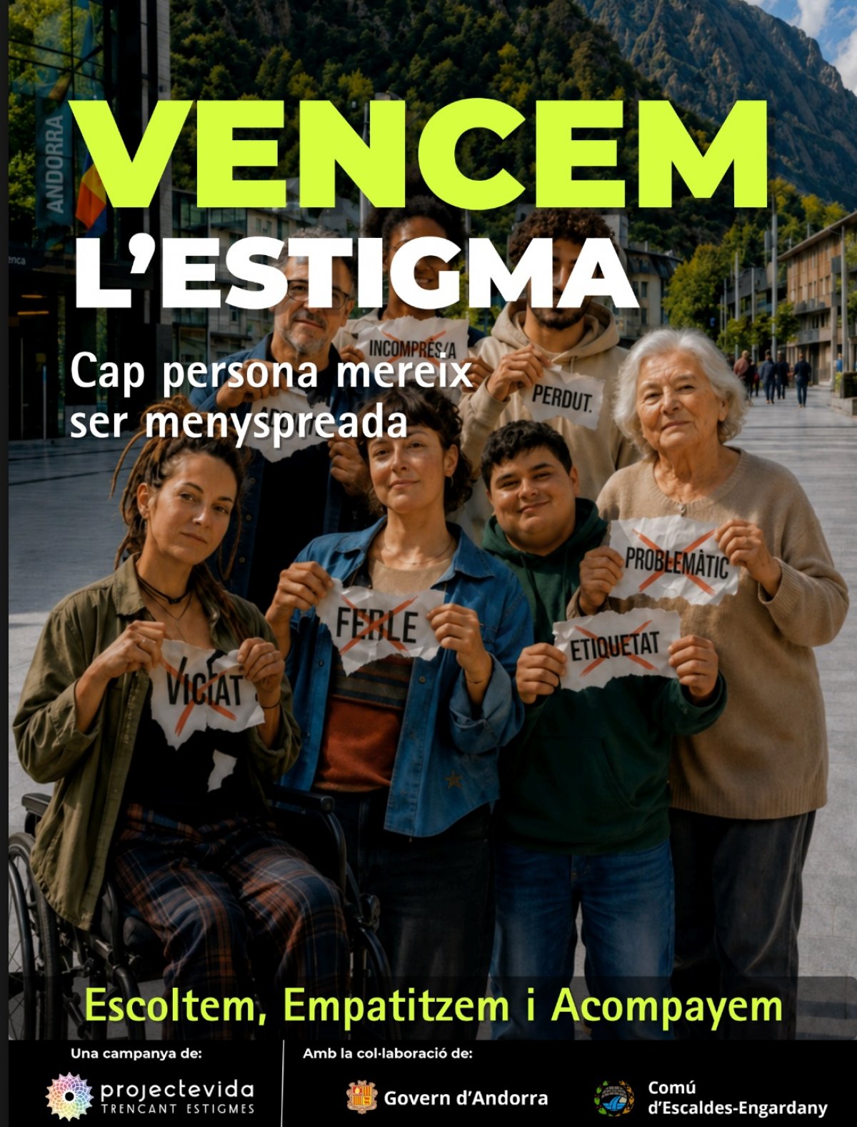 Projecte Vida posa en marxa la campanya 'Trenca l'estigma'