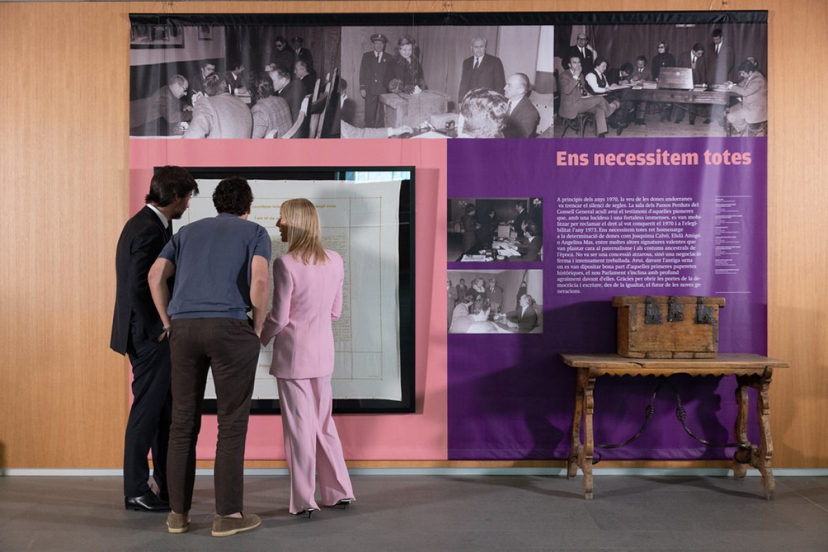 Una exposició temporal que homenatja les dones que van aconseguir el dret a vot