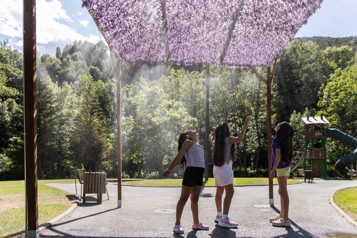 El Parc del Prat Gran amplia els espais d’aigua per refrescar-se aquest estiu