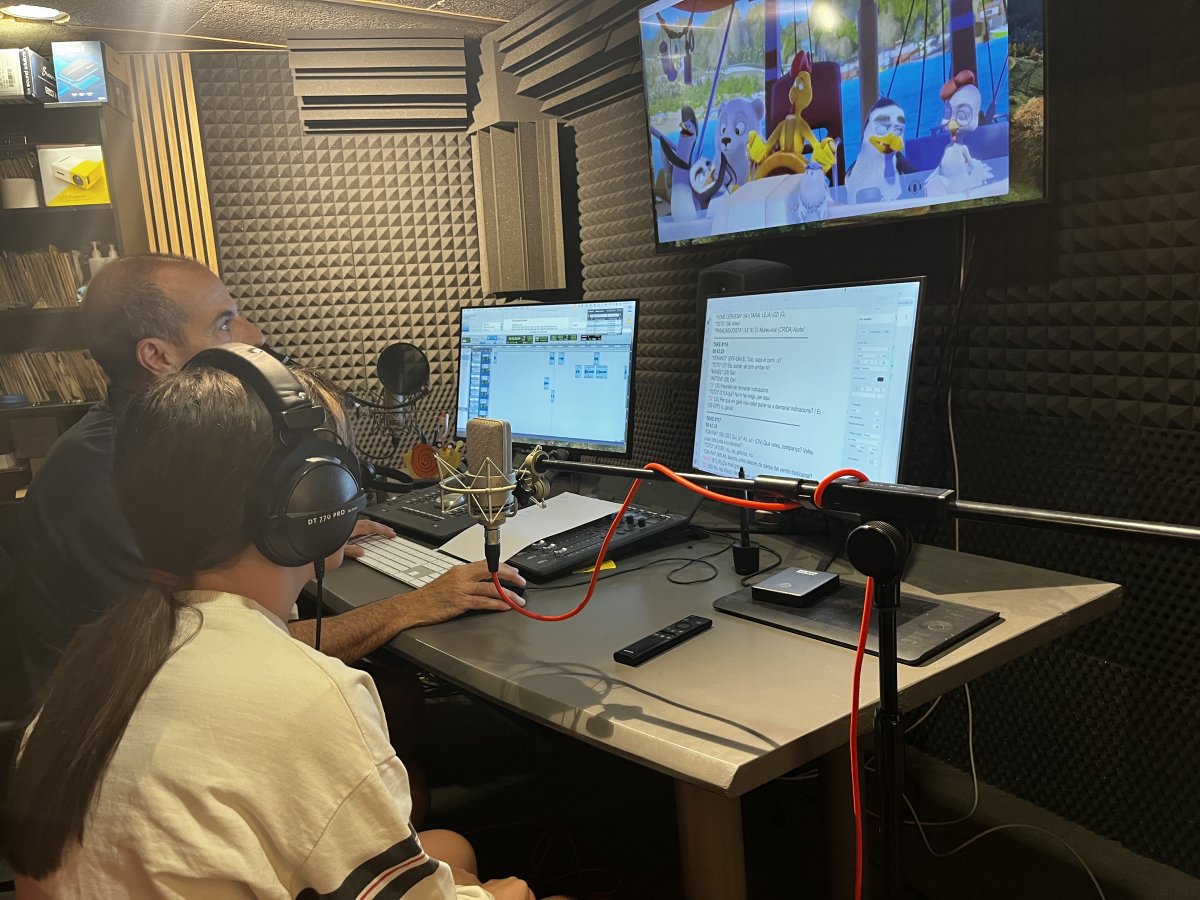Els infants de la Massana es converteixen en dobladors