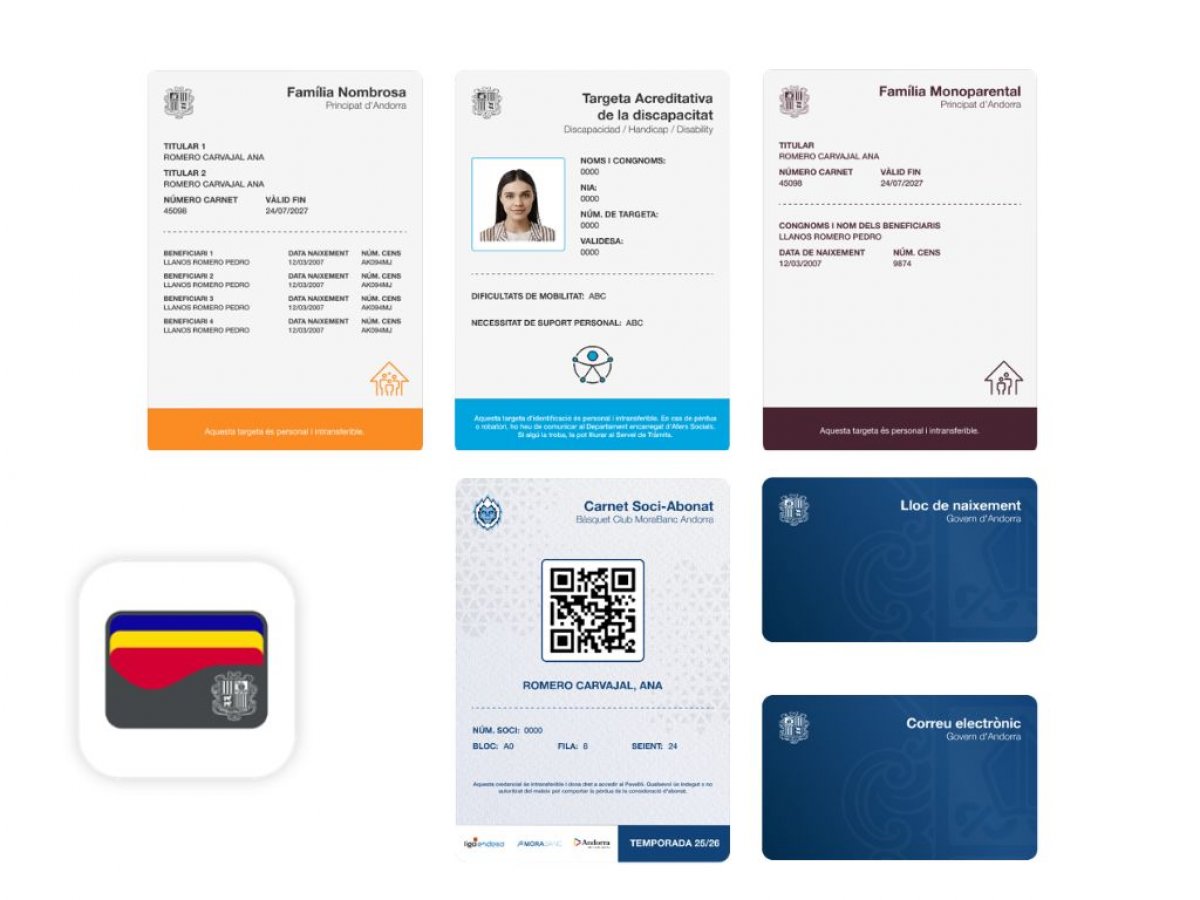 La Cartera Digital amplia serveis amb sis noves credencials i noves funcionalitats