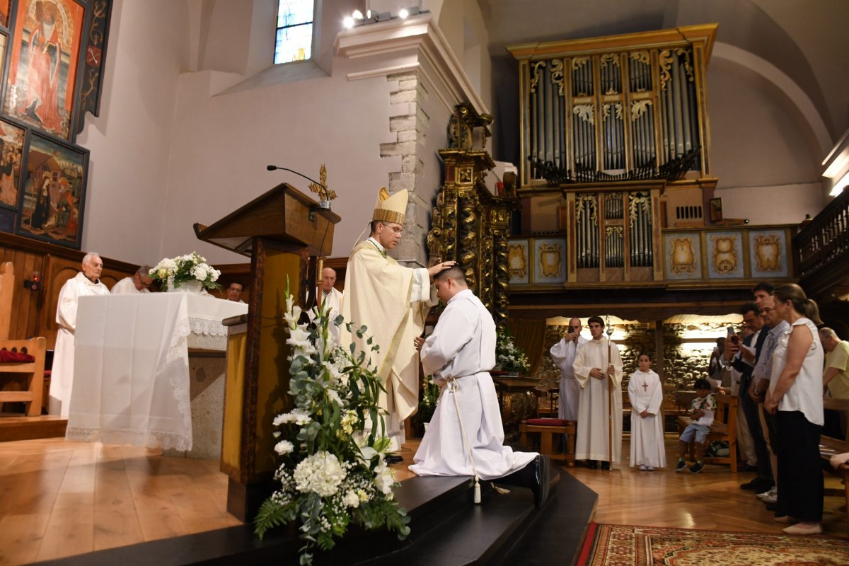 Mateo Arias, nou diaca a l’Església d’Urgell