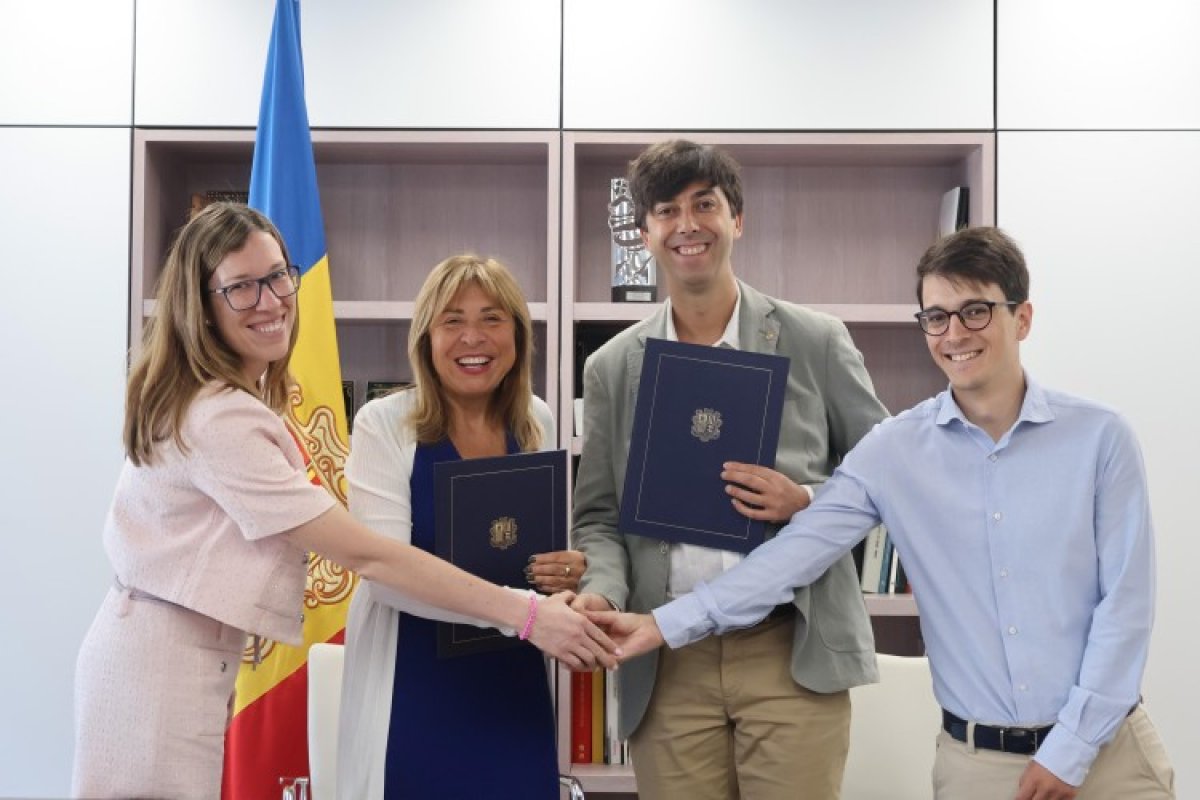 Andorra la Vella i el Govern formalitzen la cessió de 155 places d’aparcament i nous espais d’ús ciutadà a l’entorn de l’edifici Borda Nova 1