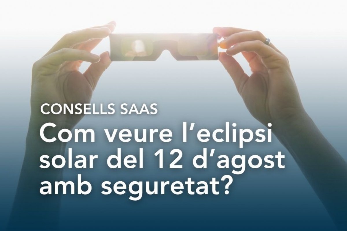Com gaudir de l’eclipsi del 12 d'agost sense posar en risc la vista