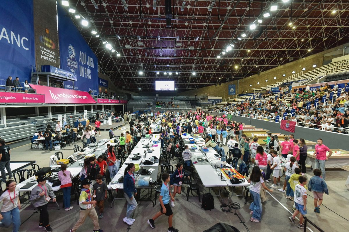 La Final Nacional de la WRO 2026 reuneix 312 joves i prop d’un miler d’espectadors a Andorra la Vella