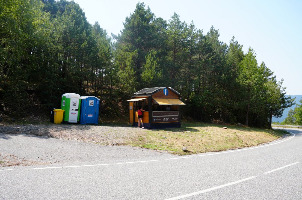 El nou punt d’informació de Sant Cristòfol rep més de 3.000 visitants durant el seu primer estiu