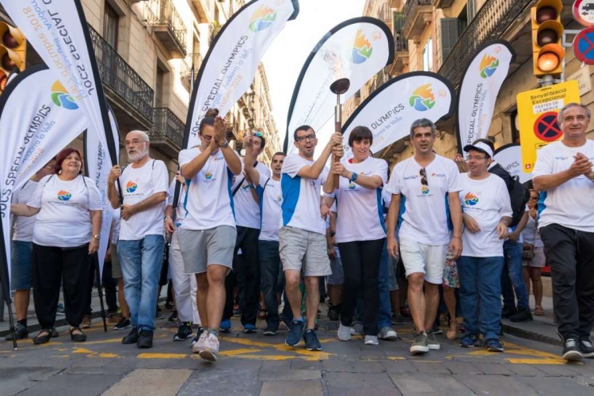 La torxa dels Jocs Special Olympics Tarragona 2026 arriba a Andorra la Vella aquest 30 de setembre