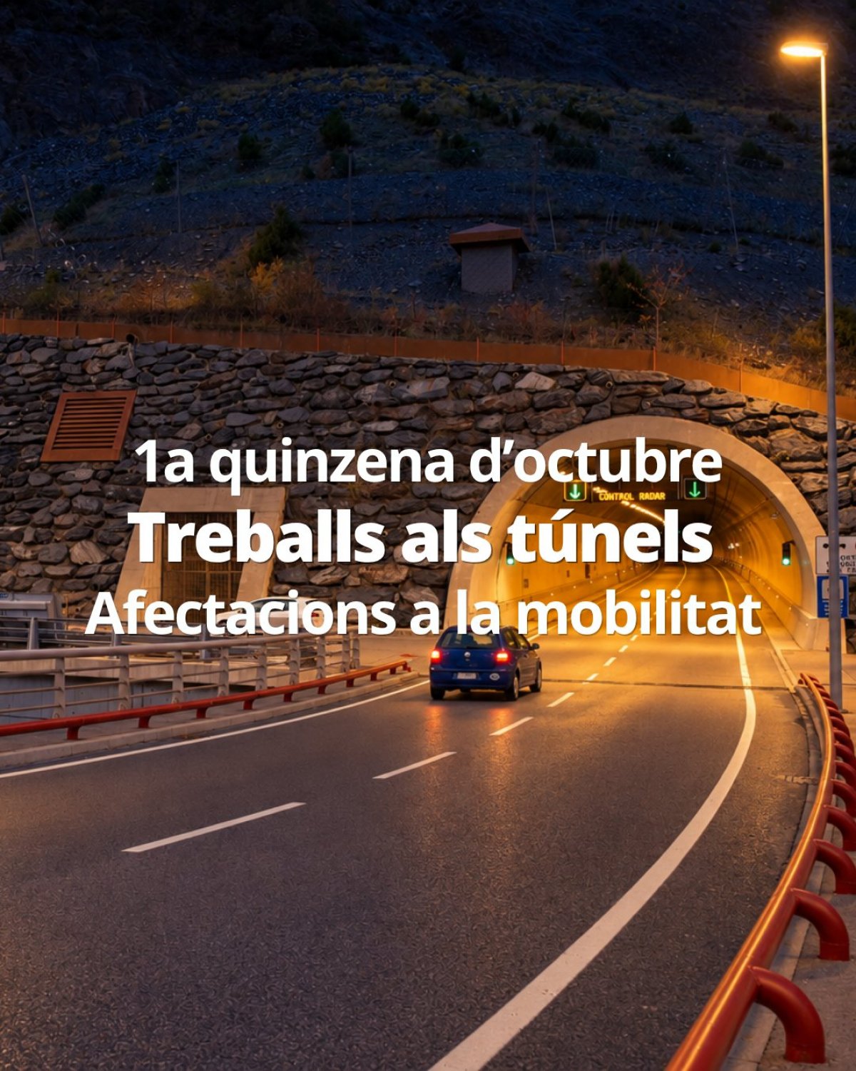Afectacions a diferents túnels per treballs de neteja