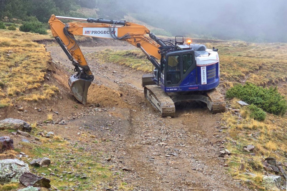 Millores a la pista d’accés a Coll de Finestres per reforçar la regulació i el manteniment de l’espai natural