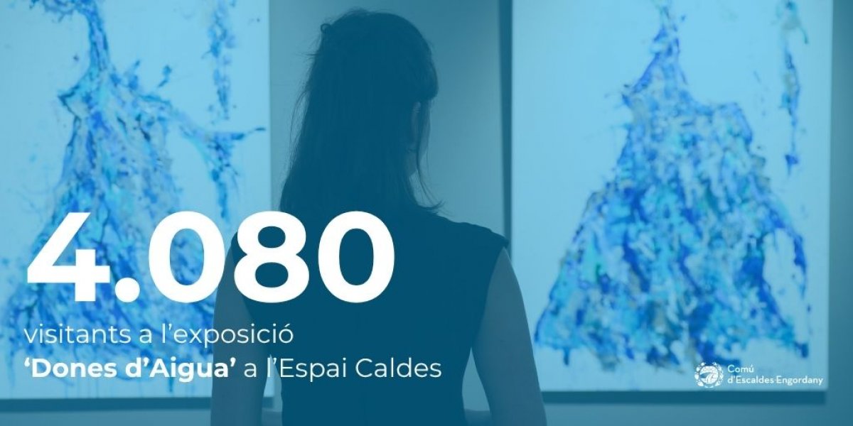 L’exposició ‘Dones d’Aigua’ a l’Espai Caldes tanca amb 4.080 visitants